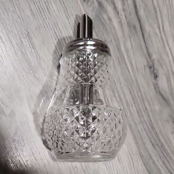 Vintage Stoha Diamond Cut German Glass Sugar Dispenser - Picture 1 of 3